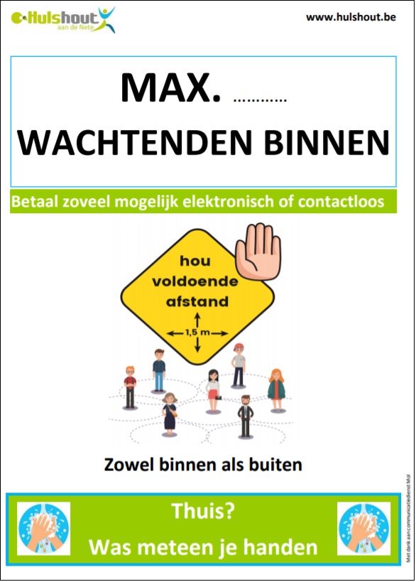 Affiche handelaar