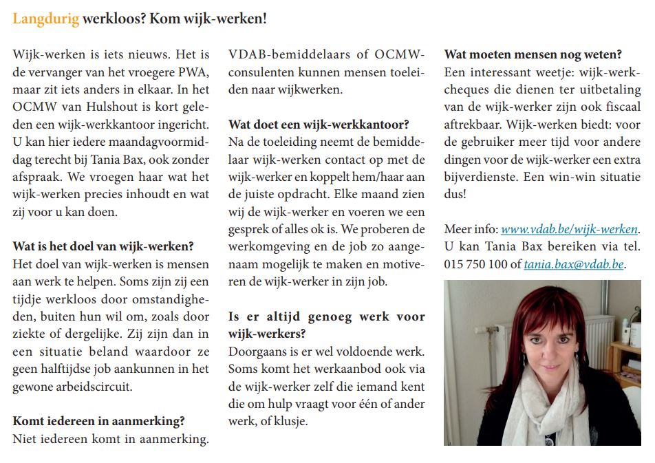 Interview Tania Bax wijk-werken