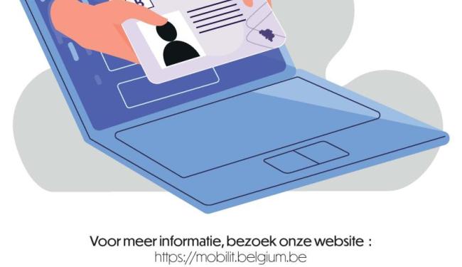 affiche online aanvragen rijbewijs