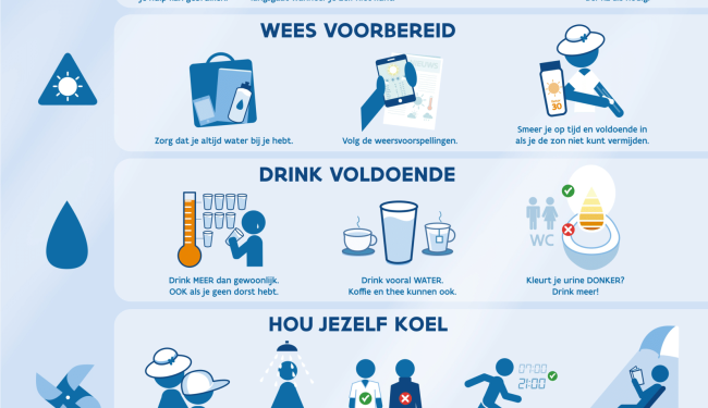 Warme dagen, zorg dragen
