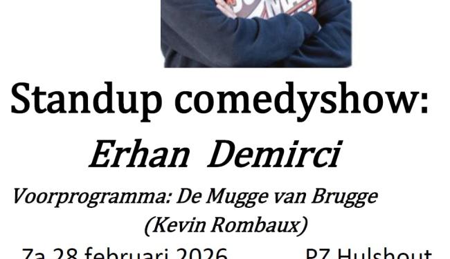 Standup comedyshow van ERHAN  DEMIRCI © Gezinsbond VZW