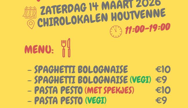 Pastadag Chiro Houtvenne © Chiro Houtvenne