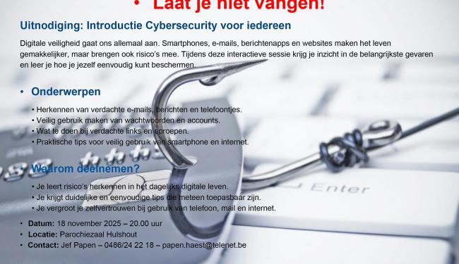 Laat je niet vangen Phishing © raak hulshout