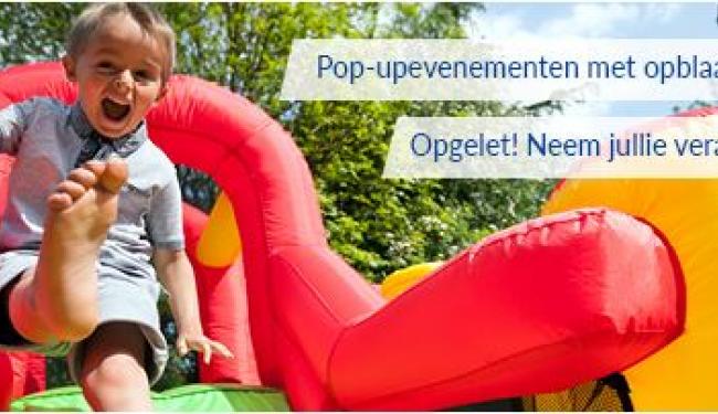 Evenement met opblaasbaar toestel? Neem uw verantwoordelijkheid!