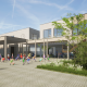3D beelden schoolgebouw