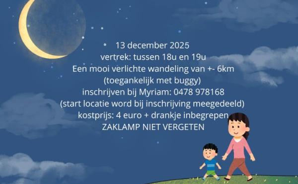 lichtjeswandeling © Gezinsbond VZW